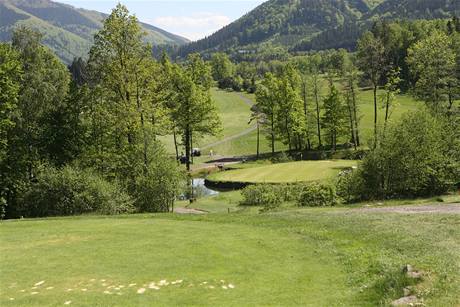 Golfov hit v eladn se pipravuje na Czech Open 2010.