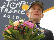 Lance Armstrong v cli Tour de France 2010.