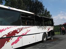 Porem znien autobus u Drahan na Prostjovsku