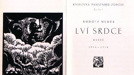 Djiny nové moderny: Rudlf Medek - Lví srdce (grafická úprava a kresba Otta Matouek)