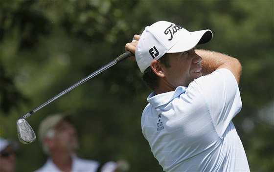 Erik Compton, první kolo Greenbrier Classic 2010.