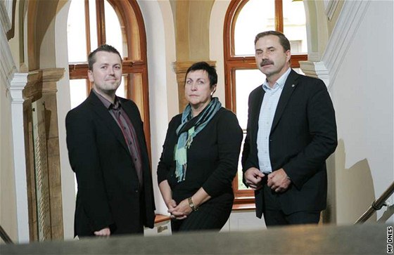 Ti kandidáti na primátora - zleva Tauber, Fraková, Krejí