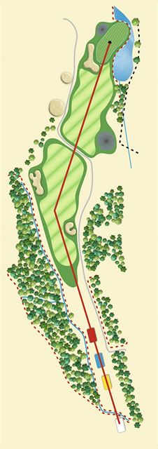 Golfov hit Old Course v eladn, jamka . 2, nkres.