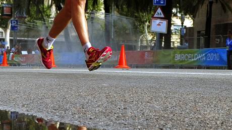 ZA OBHAJOBOU. Francouz Diniz ovládl chodecký závod na 50km.