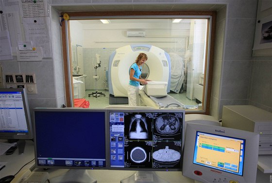 Libue Vachová, laborantka centrálního tomografu v Boskoivcké nemocnici.