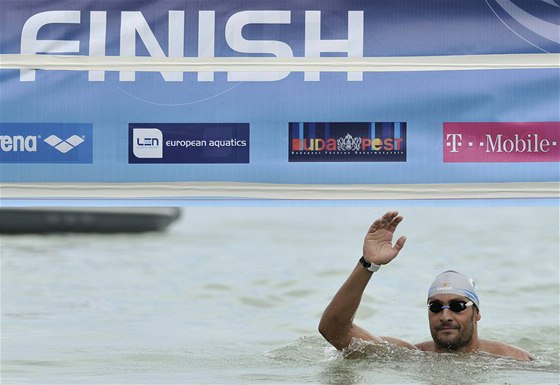Evropský titul obhájil na Balatonu italský plavec Valerio Cleri.