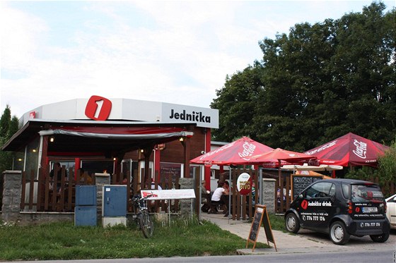 Restaurace Jednika u Brnnské pehrady.