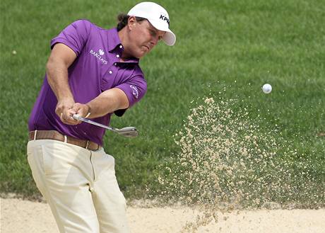 Phil Mickelson, druh kolo Bridgestone Invitational 2010.