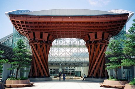 Kanazawa Station, Kanazawa, Japonsko