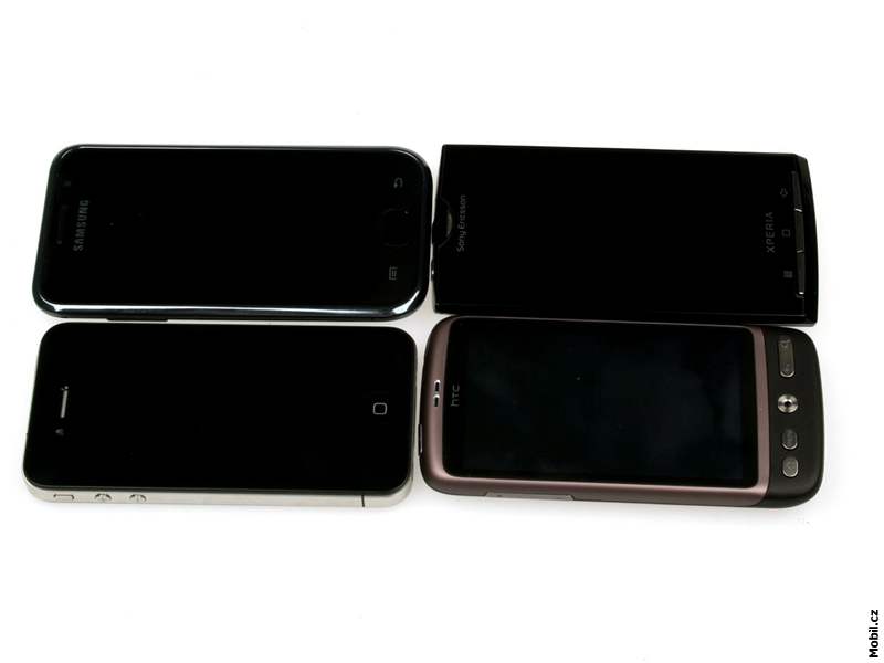 Apple iPhone 4 vs. HTC Desire vs. Samsung Galaxy S vs. Sony Ericsson Xperia X10