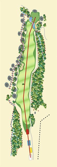 Golfov hit Old Course v eladn, jamka . 7 - nkres.