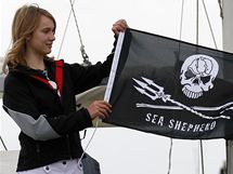 trnctilet Laura Dekkerov vyplula z NIzozem do Portugalska (4. srpna 2010)