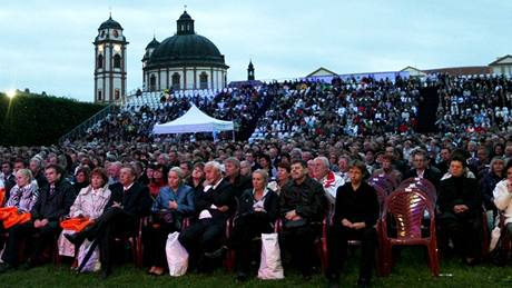 Festival Petra Dvorského v zámecké zahrad v Jaromicích nad Rokytnou (7. srpen 2010)