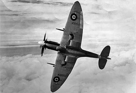 Britský stíhací letoun Spitfire. (1940)