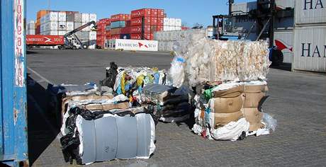 pinavé eské plasty skonily v brazilském pístavu Rio Grande.