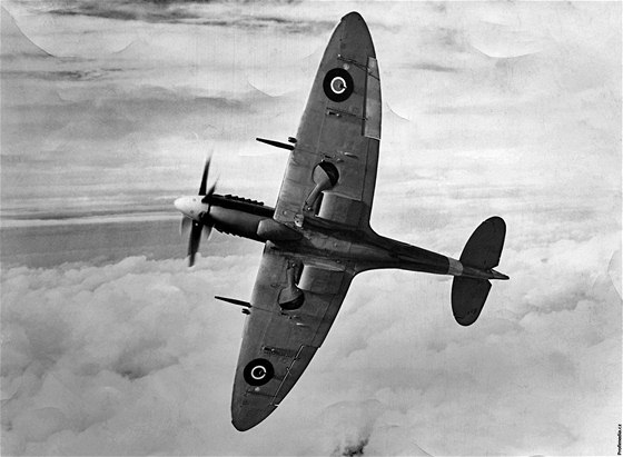 Britský stíhací letoun Spitfire. (1940)