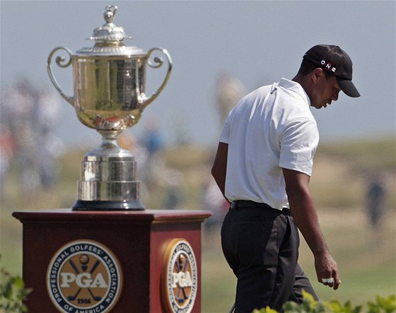 Tiger Woods, první kolo PGA Championship 2010.