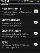 HTC Wildfire - uivatelsk prosted