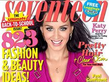 Americk zpvaka Katy Perryov na tituln stran asopisu Seventeen.