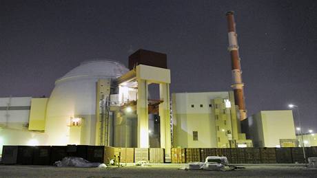 Jaderná elektrárna v íránském Buehru.