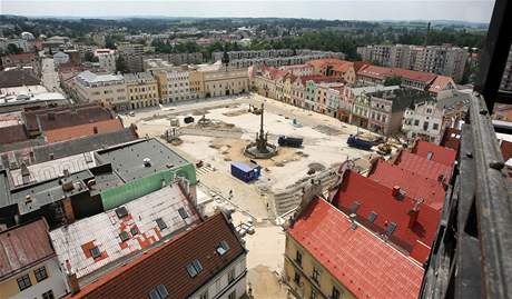 Rekonstrukce námstí v Havlíkov Brod za bezmála 90 milion korun finiuje.