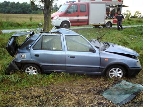 U Borotic na Znojemsku zemel pi dopravní nehod 19letý idi