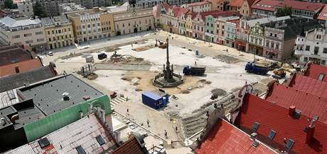 Havlíkv Brod se dokal rekonstrukce námstí, nyní se eká na zmnu dopravy v centru. Ilustraní foto