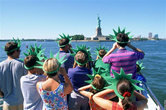 Turisté v New Yorku