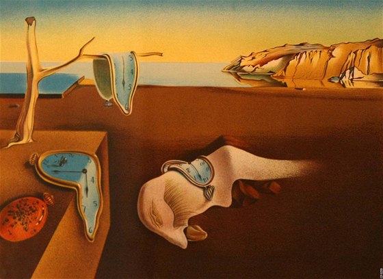 Nejslavnjí obraz Salvadora Dalího: Stálost pamti. I ten je v Jihlav k vidní