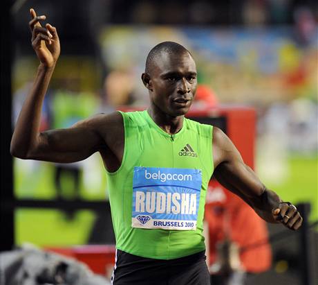 svtov rekordman David Rudisha z Keni vyhrl v Bruselu bh na 800 metr