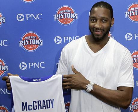 Tracy McGrady jako posila Detroitu Pistons