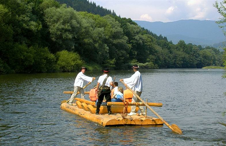 Slovensko, splouvání Oravy na voru