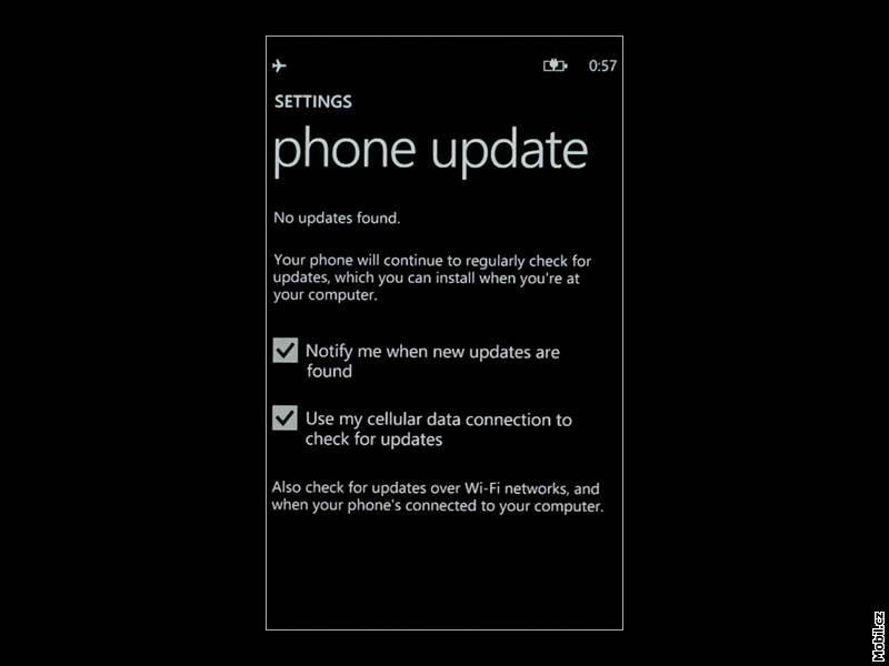 Screenshot Windows Phone 7