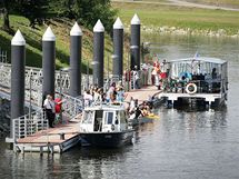 Slavnostn oteven pstavit Lannova lodnice v eskch Budjovicch (25.8.2010)