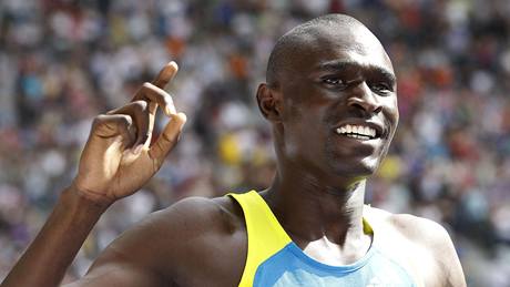 ŠŤASTNÝ REKORDMAN. Keňan David Rudisha se v cíli závodu na 800m v rámci mítinku v Berlíně mohl radovat nejen z vítězství, ale i z nového světového rekordu. ŠŤASTNÝ REKORDMAN. Keňan David Rudisha se v cíli závodu na 800m v rámci mítinku v Berlíně mohl radovat nejen z vítězství, ale i z nového světového rekordu.