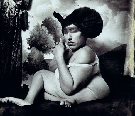 Joel Peter Witkin - Woman in a Blue Hat (1985)