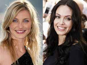 Bruneta nobo blondýna? Cameron Diaz a Angelina Jolie.