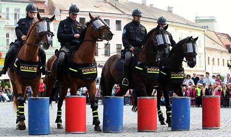 Den s polici v Uherskm Hraditi.