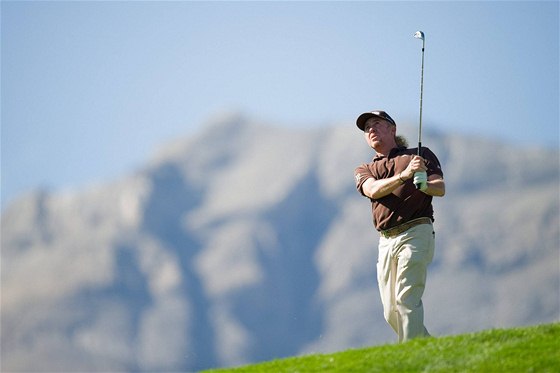 Miguel Ángel Jiménez, druhé kolo European Masters 2010.