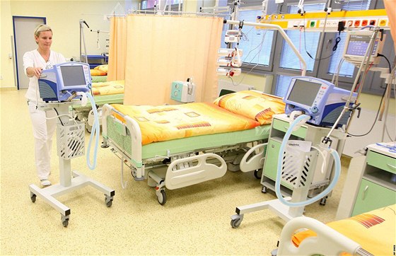V eskolipské nemocnici na zaátku záí oteveli novou jednotku intenzivní pée.