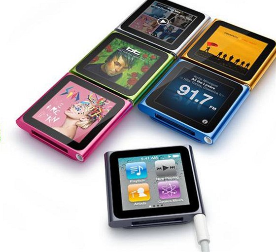 Nové pehrávae iPod nano