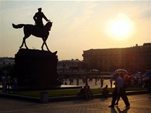 Moskva, socha generla Kutuzova