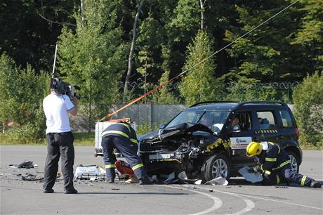 Crashtest kodovek: yeti vs. superb