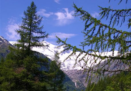 dol Tauernbach, v pozad Grossvenediger (3662 m)