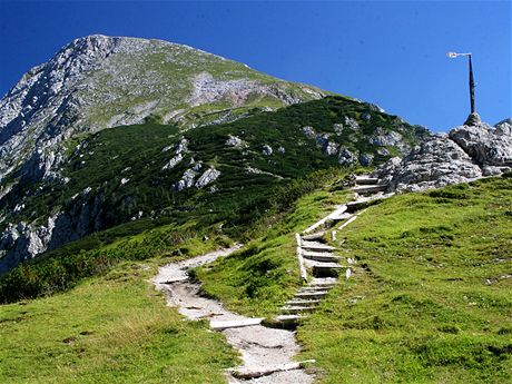 Pohled na vrchol Schneibstein