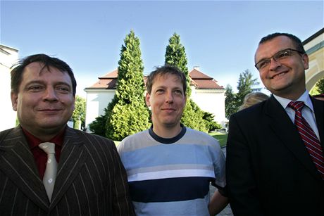 Ji Paroubek, Stanislav Gross a Miroslav Kalousek