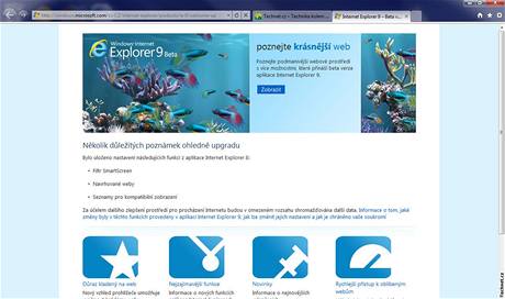 Microsoft Internet Explorer 9 Beta