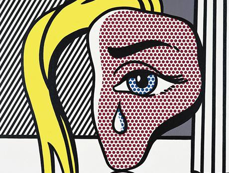 Roy Lichtenstein: Dvka se slzou III