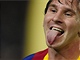 TAKHLE SLAV MESSI. Barcelonsk hvzda Lionel Messi se raduje ze vstelen branky.