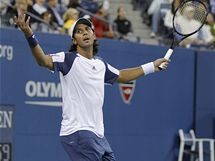 Fernando Verdasko pi prohranm utkn tvrtfinle US Open s krajanem Rafaelem Nadalem.